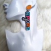 SA SPURS Multi colored earrings